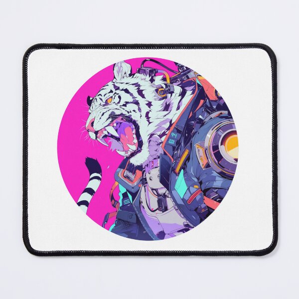 Item preview, Cyber Tiger // Aesthetic Tiger // Cool Animal // Cyber Animal // Future Animal Art // Animal Warrior // Animal Cute Art // Gaming Aesthetic stickers designed and sold by SMARTKIT DESIGNAGENCY.