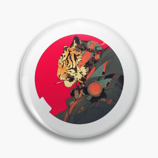 Artikelvorschau, Cyber Tiger / Ästhetischer Tiger / Cooles Tier / Cyber Animal / Zukünftige Tierkunst / Tierkrieger / Niedliche Tierkunst / Ästhetische Gaming-Aufkleber entworfen und verkauft von SMARTKIT DESIGNAGENCY.