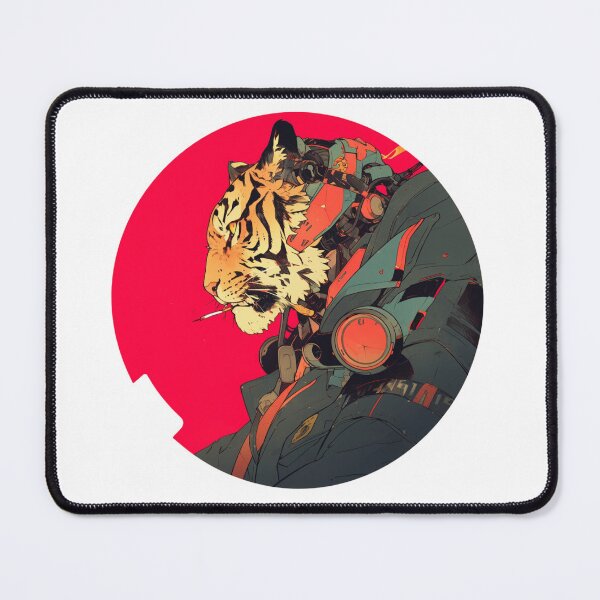 Item preview, Cyber Tiger // Aesthetic Tiger // Cool Animal // Cyber Animal // Future Animal Art // Animal Warrior // Animal Cute Art // Gaming Aesthetic stickers designed and sold by SMARTKIT DESIGNAGENCY.