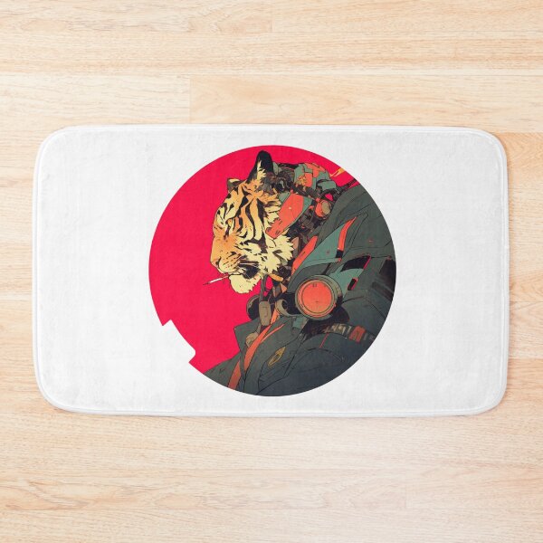 Item preview, Cyber Tiger // Aesthetic Tiger // Cool Animal // Cyber Animal // Future Animal Art // Animal Warrior // Animal Cute Art // Gaming Aesthetic stickers designed and sold by SMARTKIT  DESIGNAGENCY.