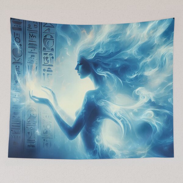 Item preview, capturing the essence of a mystical figure surrounded by an aura of intense designed and sold by aminz4.