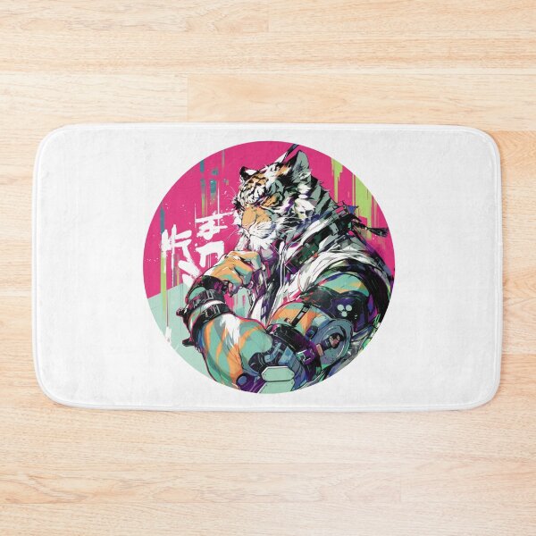 Item preview, Cyber Tiger // Aesthetic Tiger // Cool Animal // Cyber Animal // Future Animal Art // Animal Warrior // Animal Cute Art // Gaming Aesthetic stickers designed and sold by SMARTKIT  DESIGNAGENCY.