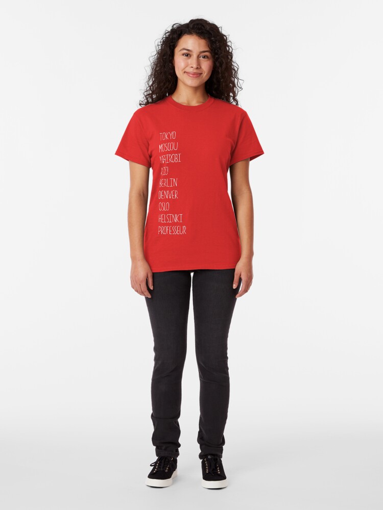 T-shirt classique ''La casa de papel' : autre vue