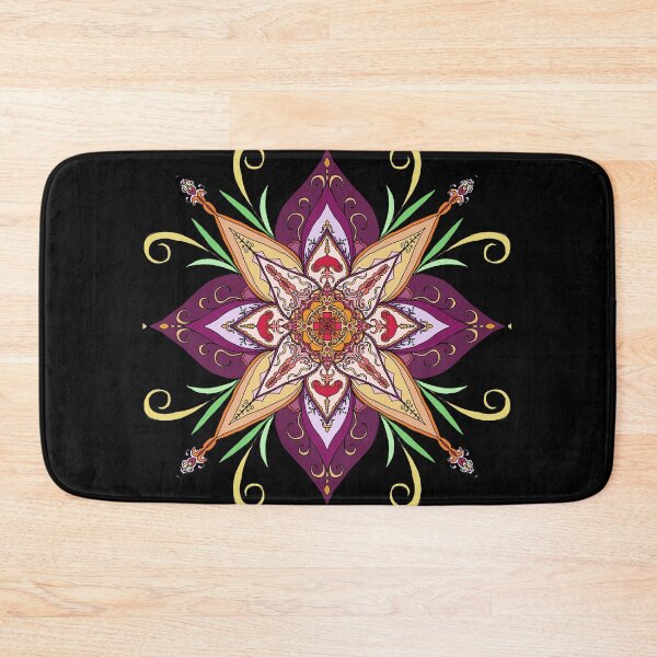 Item preview, The Purple Orchid Inspired Mandala designed and sold by digitalfae.