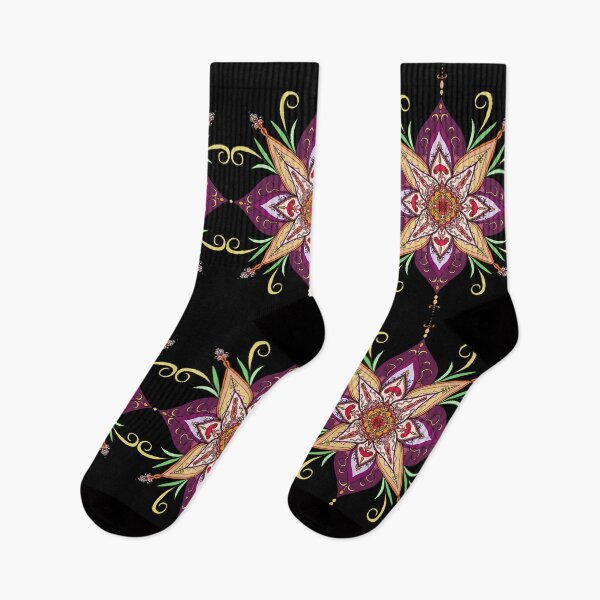 Item preview, The Purple Orchid Inspired Mandala designed and sold by digitalfae.