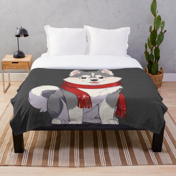 Item preview, Husky with Red Scarf designed and sold by CSidea.