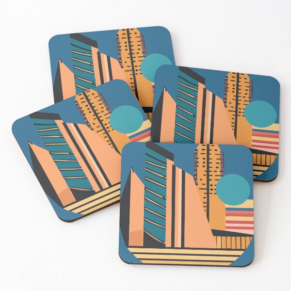 Item preview, abstract geometric architecture designed and sold by ericrautenbach.
