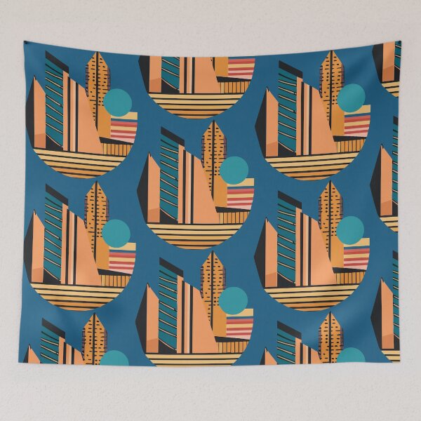 Item preview, abstract geometric architecture designed and sold by ericrautenbach.
