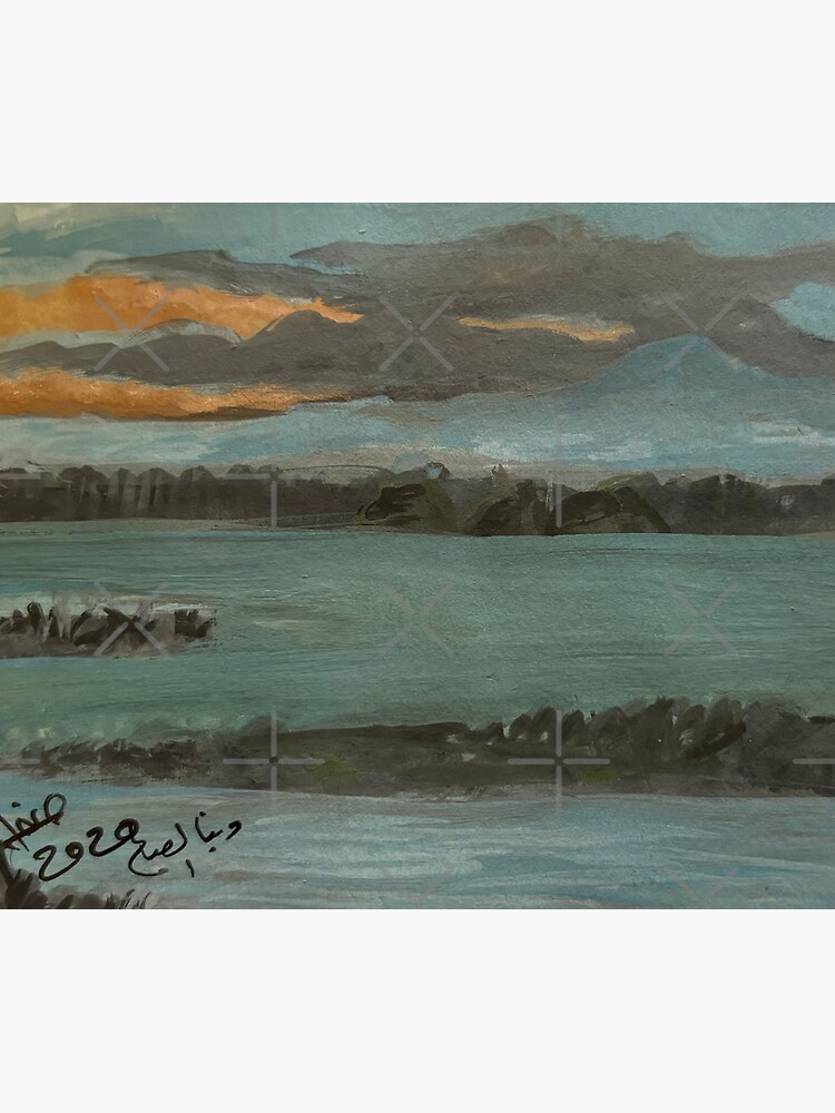 Thumbnail 5 of 5, Mouse Pad, Sunset and the Nile-4 designed and sold by DoniaAlSaleh.