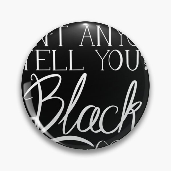Item preview,  Black Is My Colour White Font English Spelling designed and sold by SibylaCarignan.