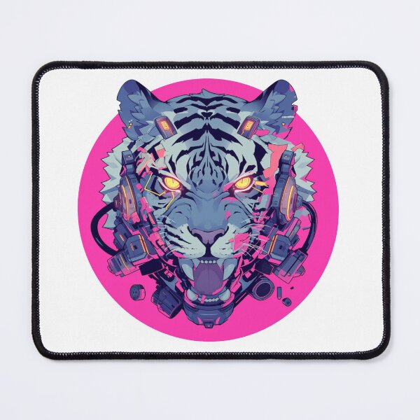 Item preview, Cyber Tiger // Aesthetic Tiger // Cool Animal // Cyber Animal // Future Animal Art // Animal Warrior // Animal Cute Art // Gaming Aesthetic stickers designed and sold by SMARTKIT DESIGNAGENCY.