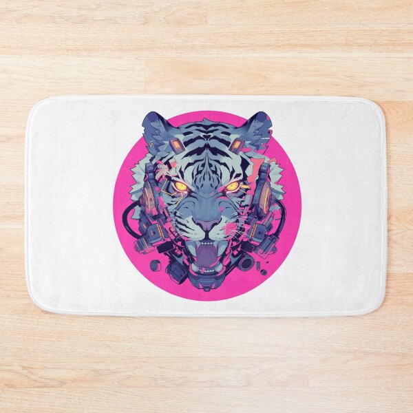 Item preview, Cyber Tiger // Aesthetic Tiger // Cool Animal // Cyber Animal // Future Animal Art // Animal Warrior // Animal Cute Art // Gaming Aesthetic stickers designed and sold by SMARTKIT  DESIGNAGENCY.