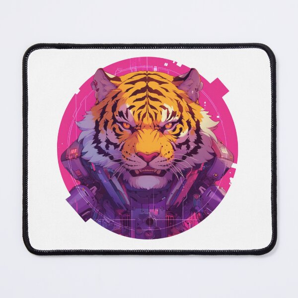 Item preview, Cyber Tiger // Aesthetic Tiger // Cool Animal // Cyber Animal // Future Animal Art // Animal Warrior // Animal Cute Art // Gaming Aesthetic stickers designed and sold by SMARTKIT DESIGNAGENCY.