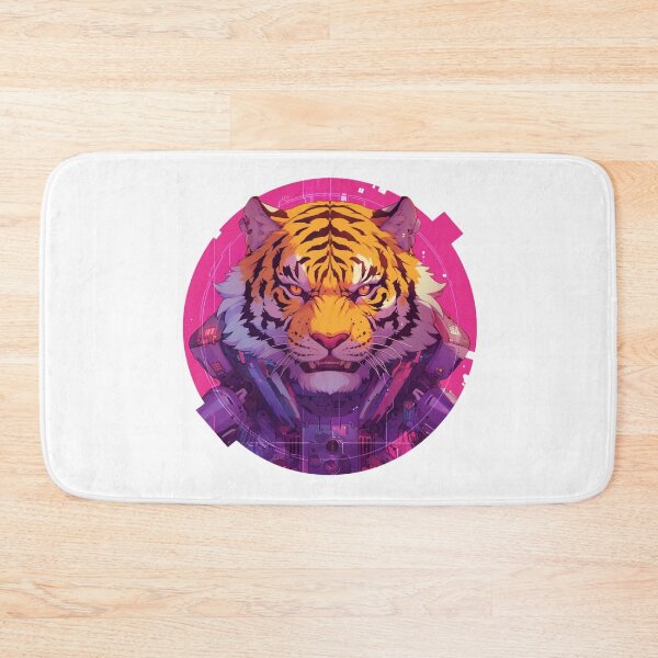Item preview, Cyber Tiger // Aesthetic Tiger // Cool Animal // Cyber Animal // Future Animal Art // Animal Warrior // Animal Cute Art // Gaming Aesthetic stickers designed and sold by SMARTKIT  DESIGNAGENCY.