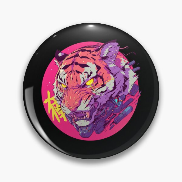 Artikelvorschau, Cyber Tiger / Ästhetischer Tiger / Cooles Tier / Cyber Animal / Zukünftige Tierkunst / Tierkrieger / Niedliche Tierkunst / Ästhetische Gaming-Aufkleber entworfen und verkauft von SMARTKIT DESIGNAGENCY.