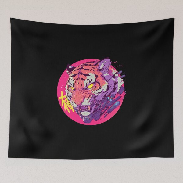 Item preview, Cyber Tiger // Aesthetic Tiger // Cool Animal // Cyber Animal // Future Animal Art // Animal Warrior // Animal Cute Art // Gaming Aesthetic stickers designed and sold by SMARTKIT  DESIGNAGENCY.