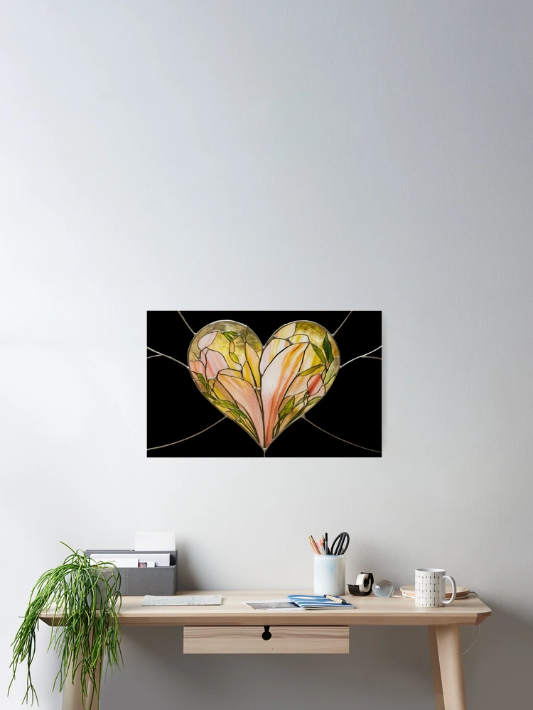 Thumbnail 2 of 3, Poster, Spring Heart designed and sold by HowMonkeyShop.