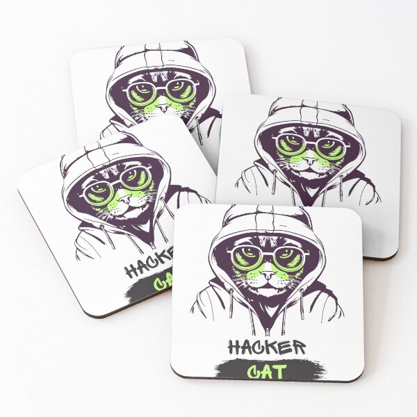 Item preview, HACKER CAT designed and sold by newcameleon.
