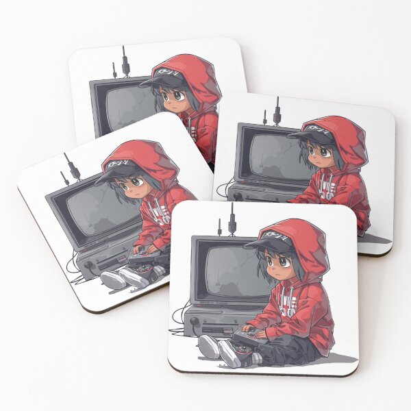 Item preview, Chibi Retro Gamer Boy in Anime Style: Anime Chibis Collection designed and sold by OtherVisions.