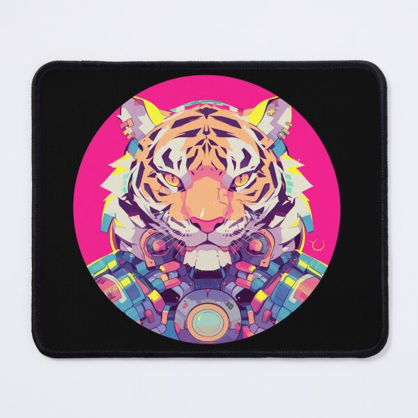 Item preview, Cyber Tiger // Aesthetic Tiger // Cool Animal // Cyber Animal // Future Animal Art // Animal Warrior // Animal Cute Art // Gaming Aesthetic stickers designed and sold by SMARTKIT DESIGNAGENCY.