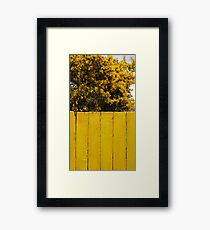 Yellow Chile Framed Print