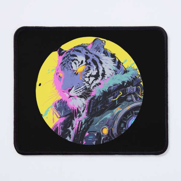 Item preview, Cyber Tiger // Aesthetic Tiger // Cool Animal // Cyber Animal // Future Animal Art // Animal Warrior // Animal Cute Art // Gaming Aesthetic stickers designed and sold by SMARTKIT DESIGNAGENCY.