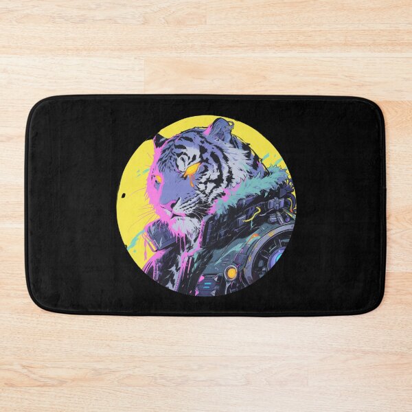 Item preview, Cyber Tiger // Aesthetic Tiger // Cool Animal // Cyber Animal // Future Animal Art // Animal Warrior // Animal Cute Art // Gaming Aesthetic stickers designed and sold by SMARTKIT  DESIGNAGENCY.