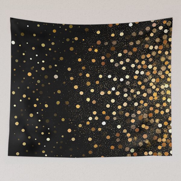 Item preview, Printed image of golden glitter and sequins v6 designed and sold by JaReVa.