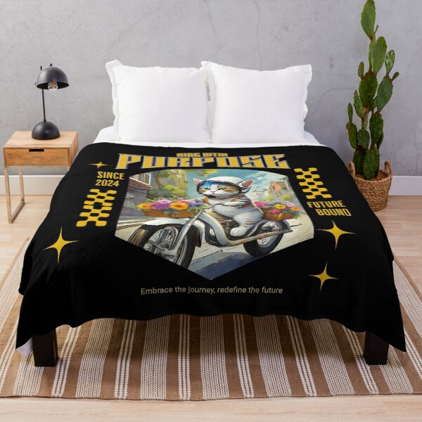 Item preview, Floral Feline Rider: Adventure Awaits designed and sold by Kookie Tarp.
