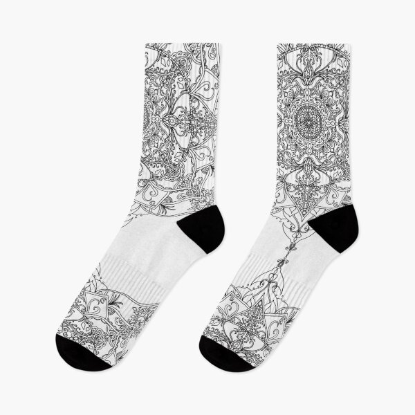 Item preview, Sharp Black and White Mandala designed and sold by digitalfae.