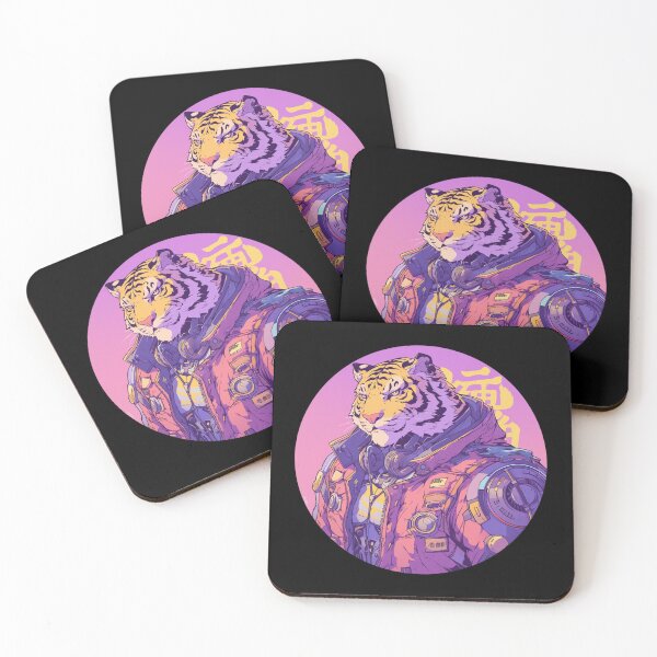 Item preview, Cyber Tiger // Aesthetic Tiger // Cool Animal // Cyber Animal // Future Animal Art // Animal Warrior // Animal Cute Art // Gaming Aesthetic stickers designed and sold by SMARTKIT  DESIGNAGENCY.