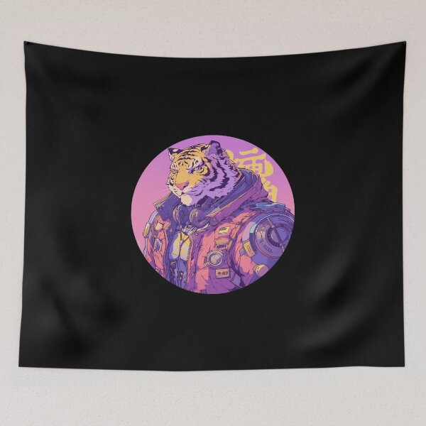Item preview, Cyber Tiger // Aesthetic Tiger // Cool Animal // Cyber Animal // Future Animal Art // Animal Warrior // Animal Cute Art // Gaming Aesthetic stickers designed and sold by SMARTKIT  DESIGNAGENCY.