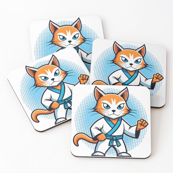 Item preview, karate cat designed and sold by Arextr.