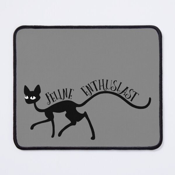 Item preview, Feline Enthusiast Black Cat Silhouette designed and sold by Carleah Unique.