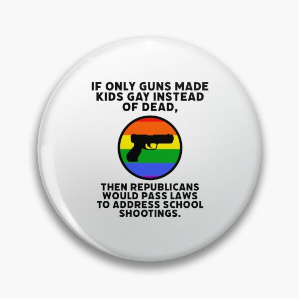 Item preview, If guns made kids gay… designed and sold by Rachel the Artist .