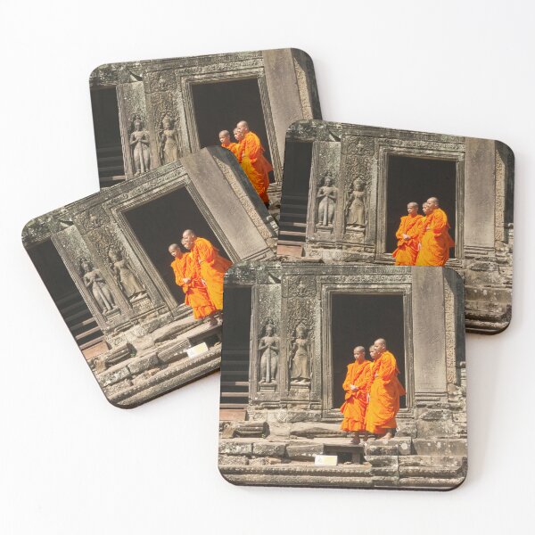 Item preview, Even monks visit Angkor Wat designed and sold by Mark Prior.