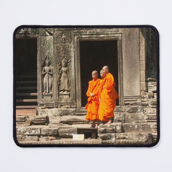 Item preview, Even monks visit Angkor Wat designed and sold by Mark Prior.