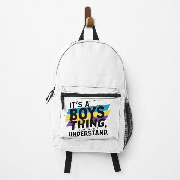 Item preview, It`s A Boys Thing You Won`t Understand Retro Color Brushes Typographic Design designed and sold by Raise2Shine.