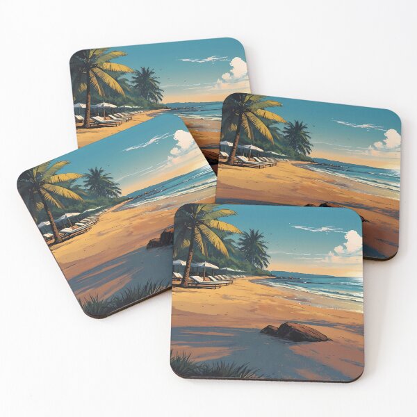 Item preview, Tranquil Beach designed and sold by AICreativeArts.