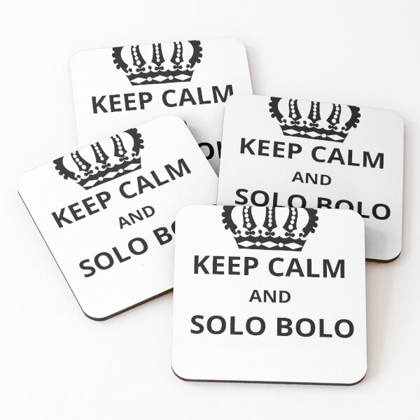Item preview, KEEP CALM AND SOLO BOLO designed and sold by BasedCanvas.