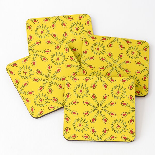 Item preview, Folk art flowers designed and sold by Celeste Bocchicchio-Chaudhri.
