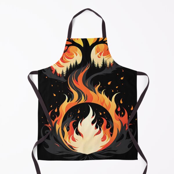 Item preview, Minimalist Fire Tree, Ai Generated Art designed and sold by ACC .