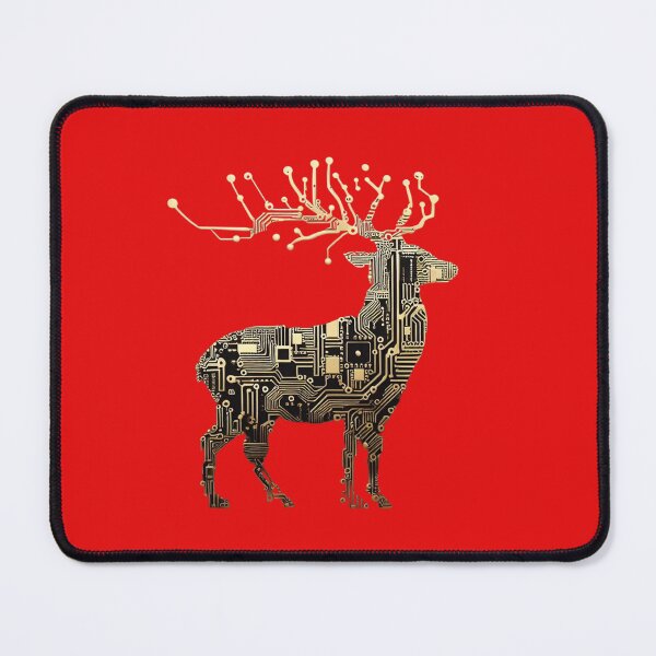 Item preview, Motherboard Reindeer T-Shirt designed and sold by Merlyn Morris.