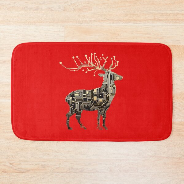 Item preview, Motherboard Reindeer T-Shirt designed and sold by Merlyn Morris.