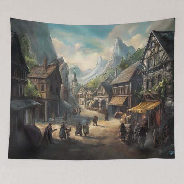 Item preview, Frontier Town at Dawn designed and sold by Charles Michael.