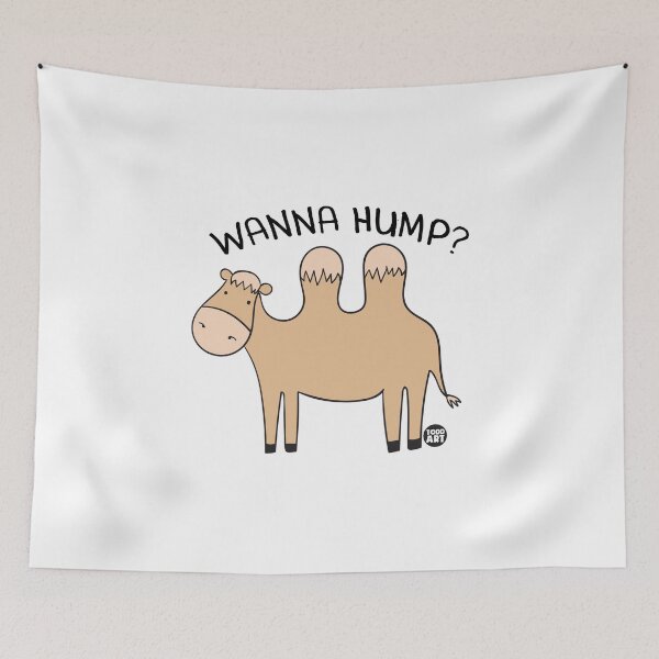 Item preview, WANNA HUMP CAMEL CUTE designed and sold by TODD GOLDMAN.