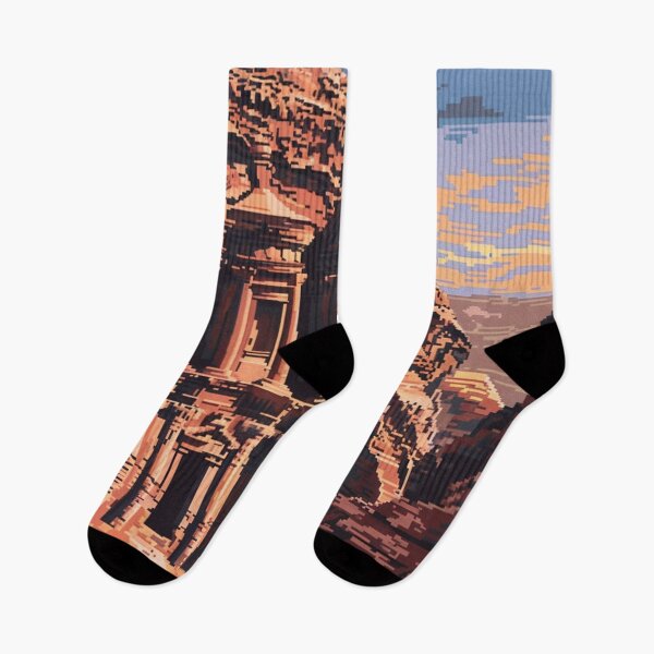 Item preview, Petra in Jordan Pixel Art  designed and sold by SaintCurio.