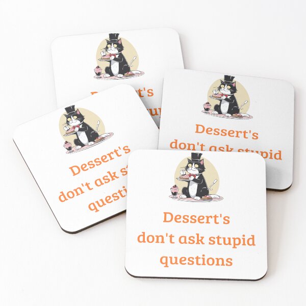 Item preview, tuxedo cat eating dessert designed and sold by Yeyishop.
