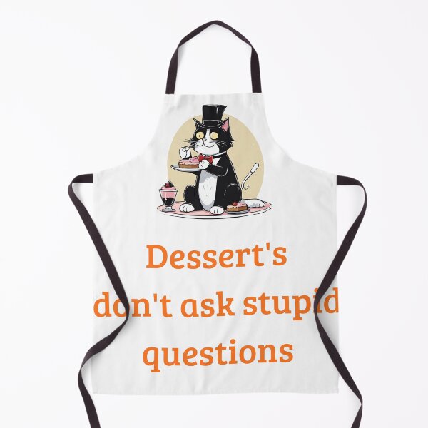 Item preview, tuxedo cat eating dessert designed and sold by Yeyishop.