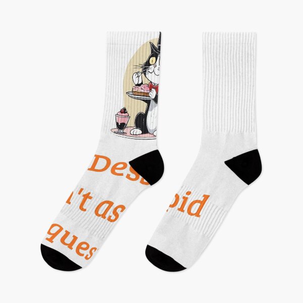 Item preview, tuxedo cat eating dessert designed and sold by Yeyishop.